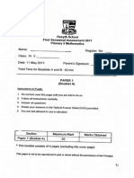 2011 P5 Math SA1 Rosyth PDF