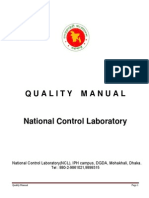 Quality Manual - DGDA Bangladesh