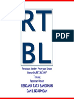 Pedoman RTBL (Permen06 - 2007) PDF