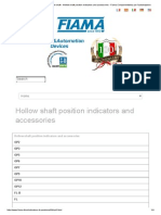 OP3 Position Indicator With Hollow Shaft - Hollow Shaft Position Indicators and Accessories - Fiama Componentistica Per L'automazione