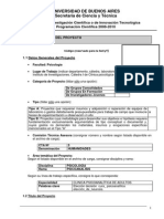 Lombardi G - Momentos Electivos en El Tratamiento Psicoanalitico de Las Neurosis (Proyecto - UBACyT - P039)