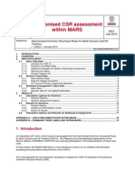 MARS2000 Memo CSR-H Assessment