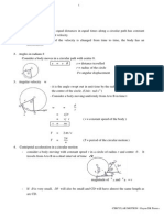 Circular Motion Tute