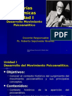 Unidad I Desarrollo Movimiento Psicoanalitico