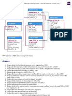 HR Schema Queries and PL SQL Programs