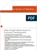 Agricultural Sector of Pakistan: BBA-V (Hons)