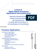 Digital Signal Processors Application Architecture