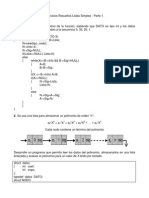 Ejercicios Resueltos Listas Simples - Parte 1 PDF