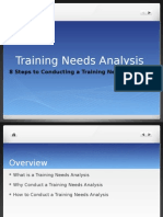 8 Steps To Conducting A Training Needs Analysis