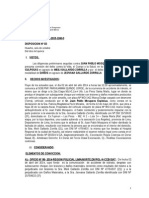 Caso #1168-2014 - Juan Pablo Mosquera Espinoza Faltas y Daños Culposos - Accidente de Transito