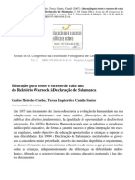 2007 Educacao para Todos e Sucesso de Cada Um