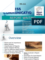 Report Writing