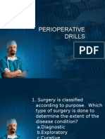 Perioperative Drills For Review