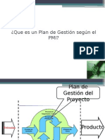 Plan de Gestión Según PMI