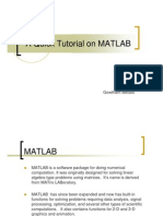 Introduction To Matlab