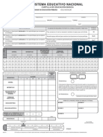 Cartilla de Evaluacion Primer Grado