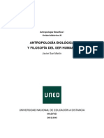 Antropología Filosófica I Unidad Didáctica III Antropología Biológica