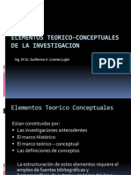 Clase 05 Elementos Teorico Conceotuales de La Investigacion