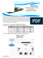 Quickstart Guide of OpenVox GSM Gateway WGW1002G Connect With Elastix Server