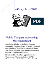 Sarbanes-Oxley Act of 2002