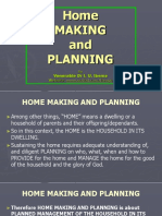 Home Making and Planning