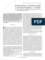 Comfort Et Al. - 2011 - Cfghreation of Individual Defects at Extremely High Proton Fluences in Carbon Nanotube P-N Diodes - IEEE Transactions On