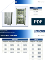 NokiaNSN DX 200 MSC Server MSS Catalogue