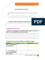 Evaluación La Recta Numérica