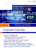 Financial Reportingwith Essbase Sourcingfrom Oracle EBS