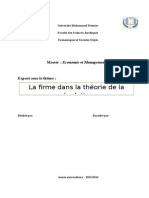 La Firme Dans La Théorie de La Régulation