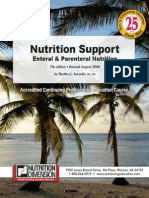 Nutrition Support Enteral & Parenteral Nutrition