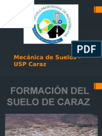 FORMACIÓN DEL SUELO DE CARAZ y Muestreo de Suelos Pajuelo y Mora