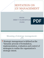 Strategy Management