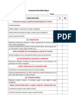 Evaluación Medio Mayor