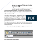 Modal Frequency Checking Method