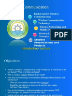 Lec 1 - Introduction To Wireless Communication