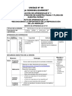 Sesiones de Aprendizaje - 4°