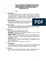 Reglamento Del Comite Electoral Del Comite de Seguridad y Salud en El Trabajo