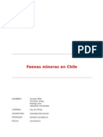 Faenas Mineras en Chile