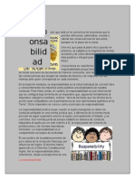 La Responsabilidad Es Un Valor Que Está en La Conciencia de La Persona Que Le Permite Reflexionar