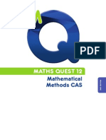 Maths Quest 12 Mathematics Methods CAS