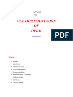 Vlsi Impimentation of Ofdm