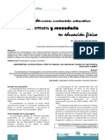 La Propiocepcion Como Contenido Educativo en Primaria