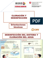 Cloracion y Desinfección MVCS-FONCODES