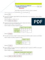 Ficha Problemas Ecuaciones - Soluciones