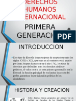 Derechos Humanos Primera Generacion