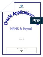 Oracle Applications R12 - HRMS and Payroll - V3