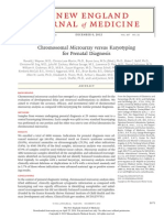 Chromosomal Microarray Versus Karyotyping For Prenatal Diagnosis - 2012