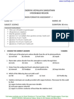 Cbse Sample Paper For Class 7 Science Fa2