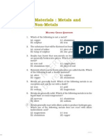 Questions - Metals & Non - Metals